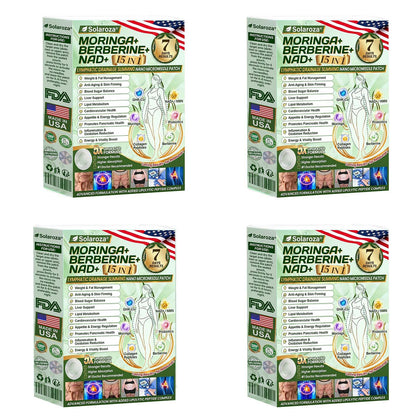 🍋Official Store | 💚 solaroza® Moringa & Berberine 10-IN-1 Advanced Nano Microneedle 1 Patch (Once Daily, visible changes in 7 days) ✅ Obesity, Diabetes, Sleep Apnea, And Joint Issues
