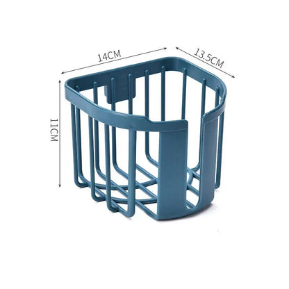 Punch-Free Toilet Paper Shelf Bathroom Kitchen Tissue Box