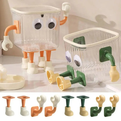 Tissue Box Decorative Foot Legs Self-adhesive Multifunctional Trash